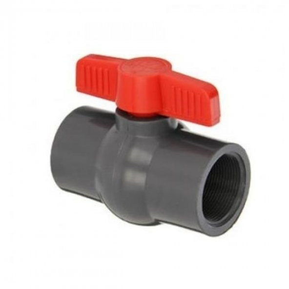 PVC İçten Pasolu Küresel Vana 1/2''