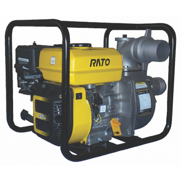 Rato RT80 YB70 Benzinli Yüksek Basınçlı Su Motoru 3x2,5" (13 Hp)