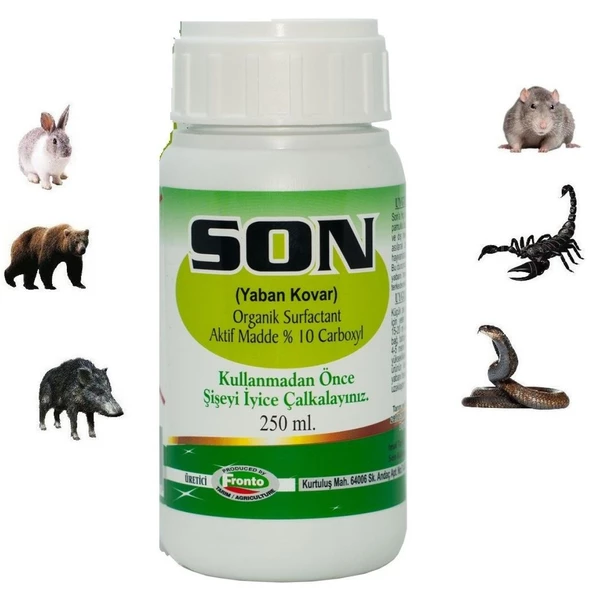 SON Yaban Kovar - Domuz,Ayı,Kuş,Tilki,Akrep Kaçırıcı 250 ml