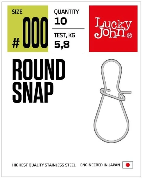 Lucky John Klips 5113 Round Snap No : 003 10’Lu Pk - Resim 2