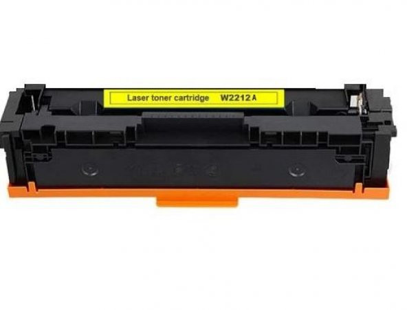 HP UYUMLU  W2212A(207A) SARI MUADİL TONER ürün görseli 1