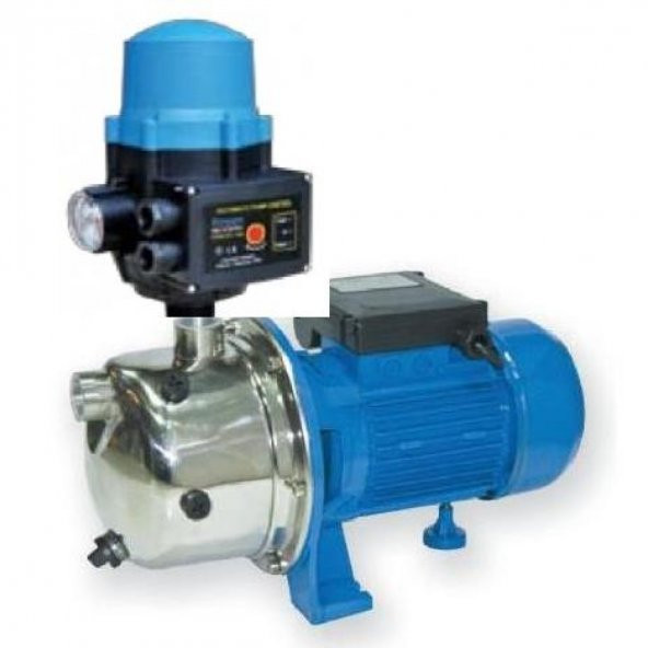 Water WS-27 Otomatik Paslanmaz Krom Hidrofor Set 1 Hp