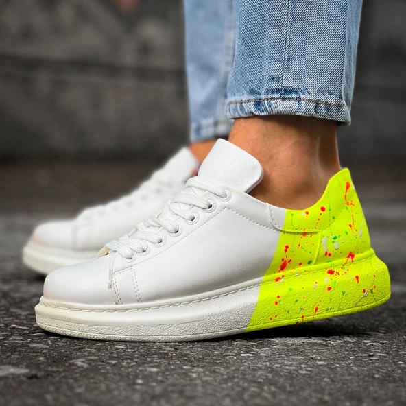 Pittura Erkek Ayakkabı  NEON SARI TOPUK SPLUSH