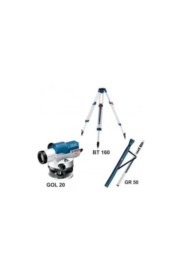 Bosch Gol 20 D + Bt 160 + Gr 500 Mira Ölçüm Cihazı - 2