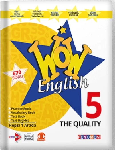 5.sınıf WOW ENGLISH THE QUALITY -Fenomen okul 2022