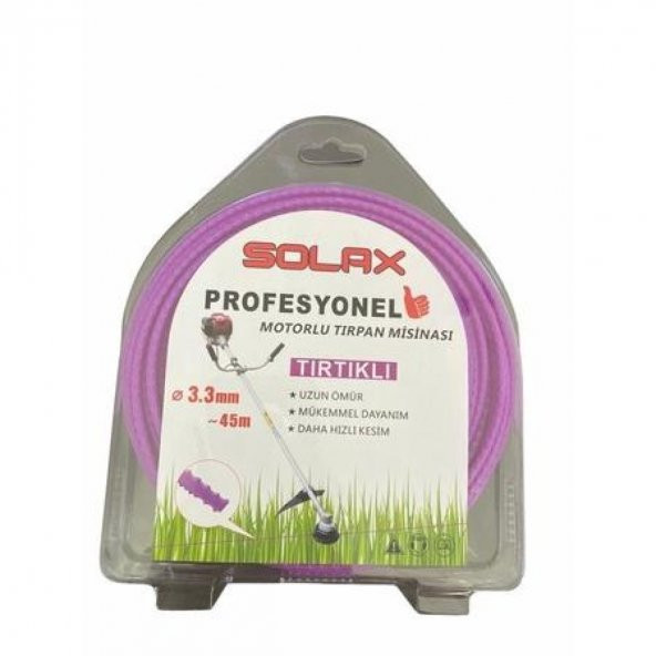 Solax Tırpan Misinası Tırtıklı 3.3 mm 45 mt ürün görseli 1