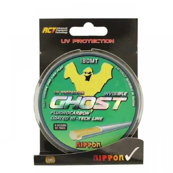 Nippon Ghost 300Mt Fluorocarbon Misina %100 Orjinal Japon 0,34Mm - Resim 2