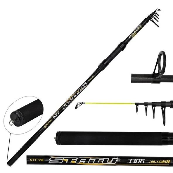 Portfish Statu Teleskopik Fiber Olta Kamışı 240 Cm 40-80 Gr ürün görseli