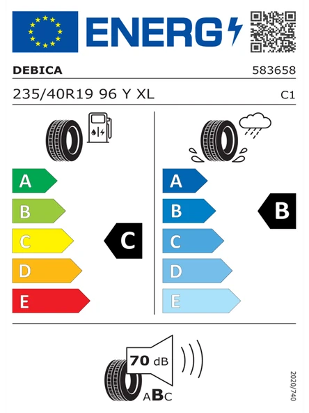 Debica 235/40R19 96Y Presto Uhp 2 XL FP Oto Yaz Lastiği (Üretim Yılı: 2023) - Resim 2
