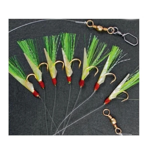 Fladen Sabiki Fish Skin Tüy Çapari 7 Köstek No:8 - Resim 2