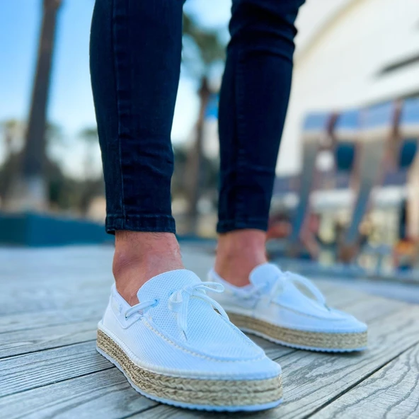 Espadril Erkek Ayakkabı BEYAZ