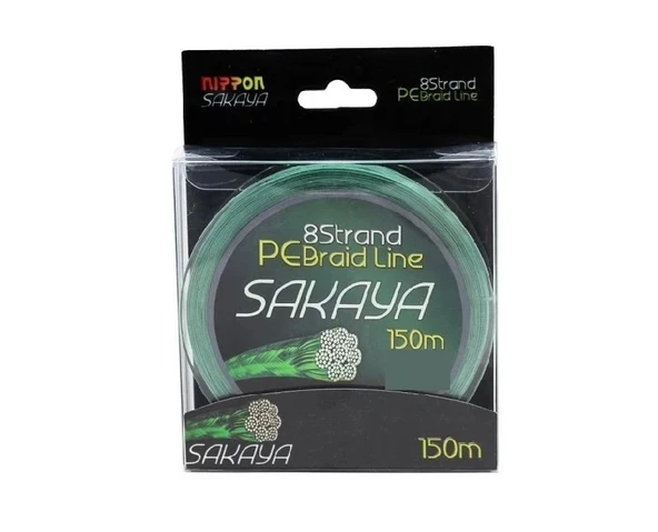 Nippon Sakaya 150 Mt İp Misina 8X D.Green Yeşil 0,12 Mm - Resim 3