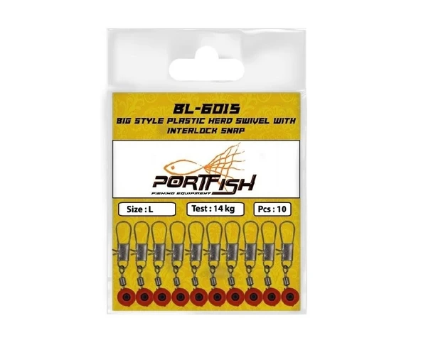 Portfish Bl-6015 Stoperli Fırdöndülü Klips L Beden - Resim 2