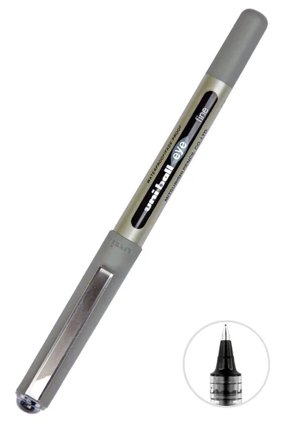 Pilot Kalem 1 Adet Uniball Eye Fine 0.7 mm Roller Pilot Kalem Ub-157 Roller Uçlu Likit Mürekkepli Pilot Kalem - Resim 3