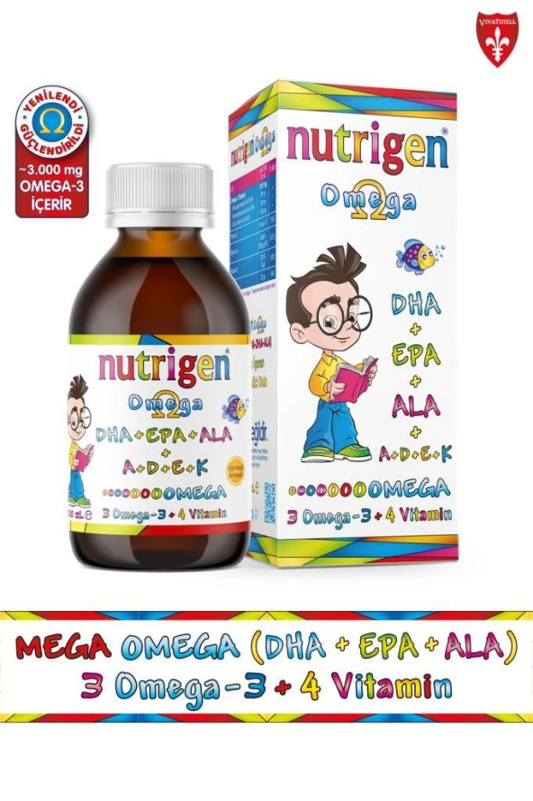 Nutrigen Omega Şurup 200 ml