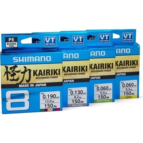 Shimano Kairiki 8 Kat İp Misina Steel Gray (Gri) 0,28Mm 29.3 Kg 300Mt - Resim 2