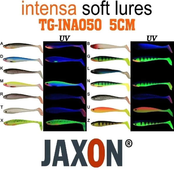 Silikon Balık Jaxon Gummy Intensa Tg-Ina050 5Cm 5’Li Pk Renk:D - Resim 2