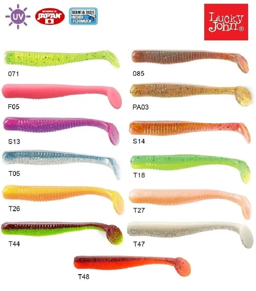 Silikon Yem Luckyjohn Long John 7.9Cm 8’Li Pk Renk:085 - Resim 2