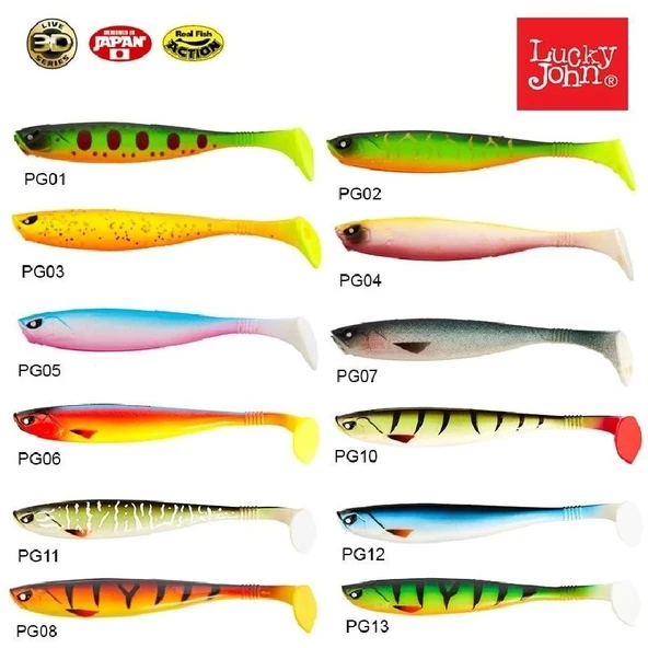 Silikon Yem Luckyjohn Basara 3D Soft 8.9Cm 6Lı Pk Renk:Pg10 - Resim 2