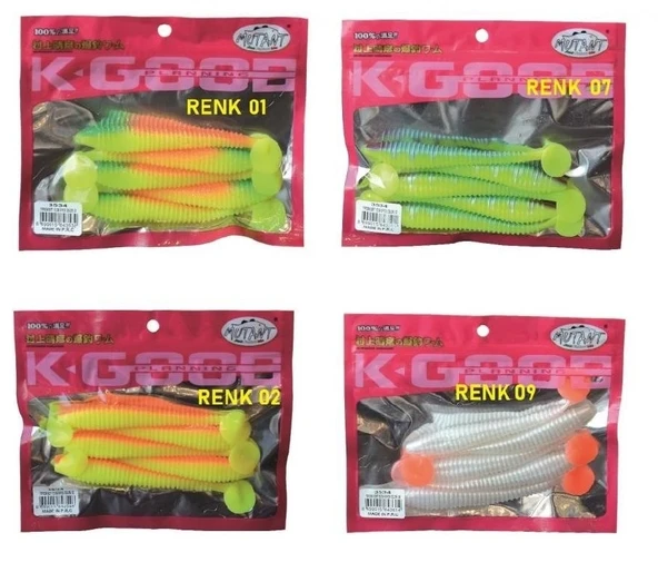 Silikon Yem Captain Typoon Soft 12Cm 5’Li Pk Renk:09 ürün görseli 1