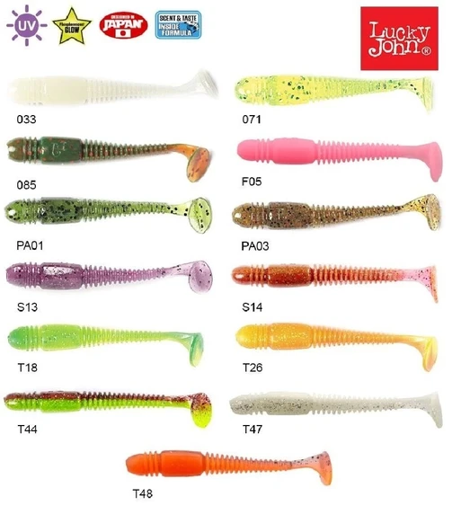 Silikon Yem Luckyjohn Tioga 3.4’’ 8.6Cm 6’Lı Pk Renk:T47 ürün görseli