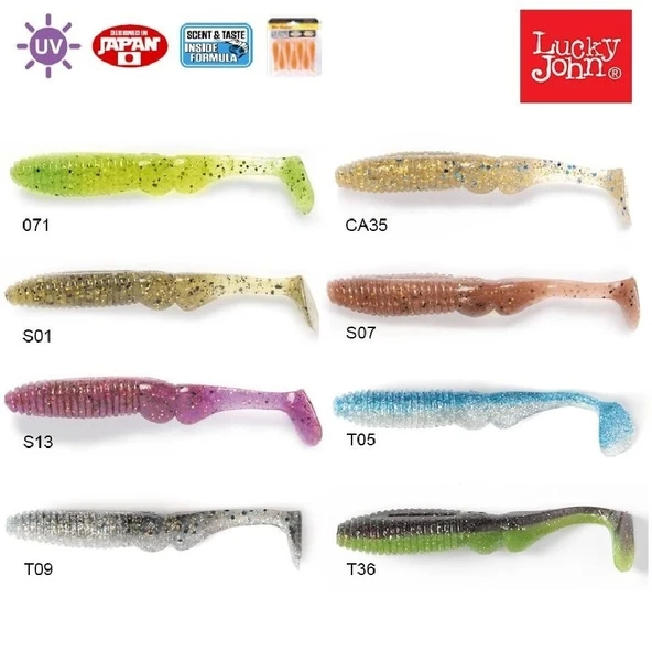 Silikon Yem Luckyjohn Mr.Greedy 7.6Cm 7’Li Pk Renk:T05 - Resim 3