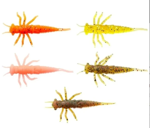 Silikon Yem Luckyjohn Nayada 5Cm 9’Lu Pk Renk:033 ürün görseli 1