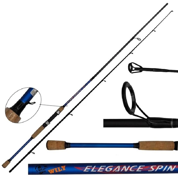 Spin Kamış Wily Elegance 240 Cm 10 - 40 Gr Aksiyonlu - Resim 2