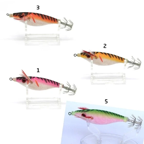 Captain 3003 Excelance Squid Jig Kalamar Zokası 6 Cm. Renk:1 ürün görseli