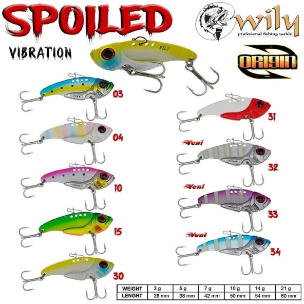 Vibrasyon Jig Wily Spoiled Vibrasyon 6Cm 21Gr Renk:34 - Resim 3