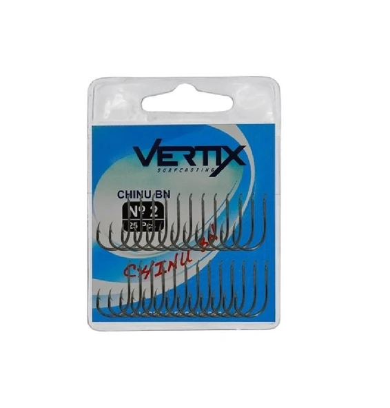 Vertix 58010 Chinu Bn Siyah Olta İğnesi 25’Li Paket No:10 ürün görseli