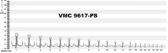 Vmc 9617Ps Perma Steel Hı Carbon 3’Lü İğne 10’Lu Paket No:2/0 - 3