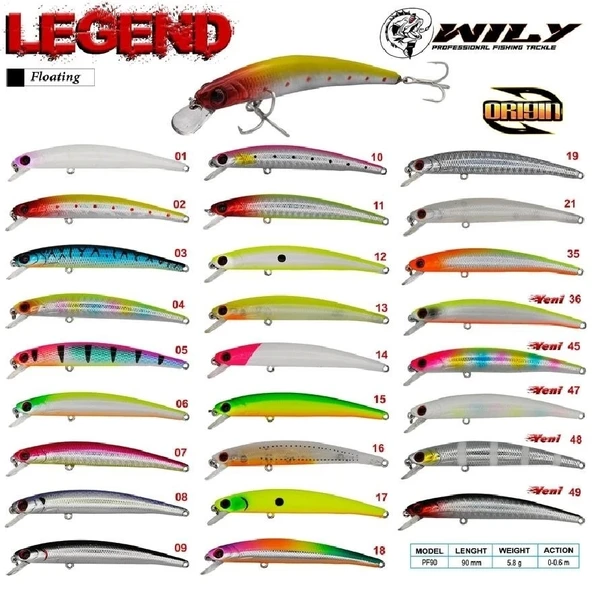 Wily Legend 9 Cm Maket Balık 5.8 Gr (0 - 0.6M) Renk:12 ürün görseli