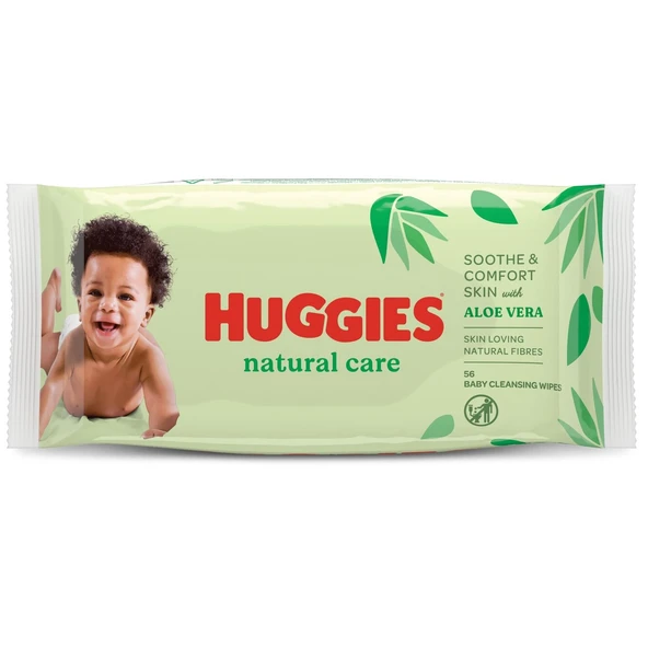 Huggies Yenidoğan Natural Care Islak Bebek Havlusu 56 Yaprak