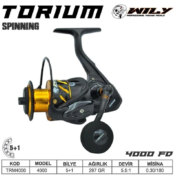 Wily Torium 4000Fd 5+1 Bb Spin Olta Makinesi - 2