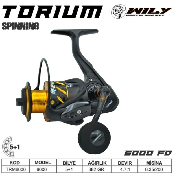 Wily Torium 6000Fd 5+1 Bb Spin Olta Makinesi - 2