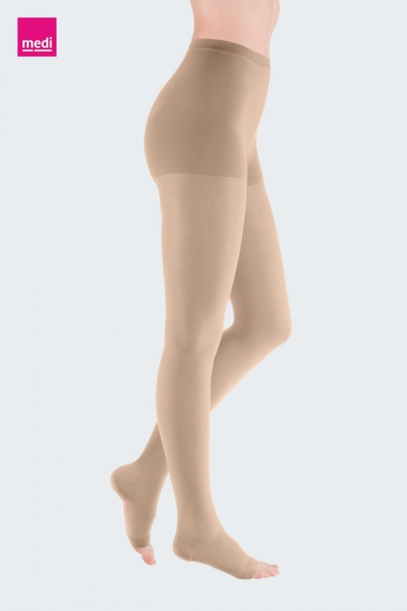 Mediven Plus CCL2 Külotlu-Burnu Açık Ten Varis Çorabı