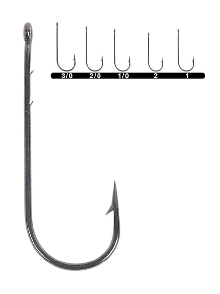 Youvella 1280 Bl.Nıckel No: 1/0 Olta İğnesi Yüksek Kaliteli 100’Lü Kutu ürün görseli