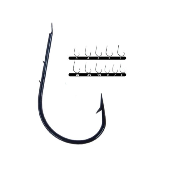 Youvella 1397 (496) Mavi Çift Tırnak Olta İğnesi 100’Lü No:3 ürün görseli