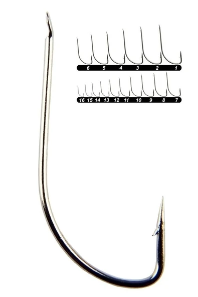 Youvella 1310 Çapraz Nickel Olta İğnesi No:6 - Resim 2