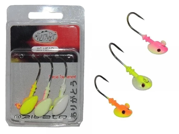 Mutant 6411 Jig Head Rigato Stunner 18Gr 3’Lü Mix Set ürün görseli