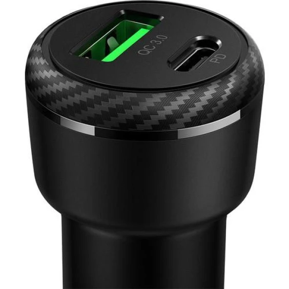 Mcdodo Type C ve USB Girişli Çakmaklık Şarj 36W PD+QC 3.0 CC-5970 - Resim 3