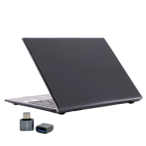 Huawei MateBook D15 15,6″ Kristal Kılıf | 2019‑2020‑2021‑2022 Uyumlu | Darbe ve Çizik Koruyucu | İnce Yapı – İz Yapmaz, Portlara Tam Erişim - 2