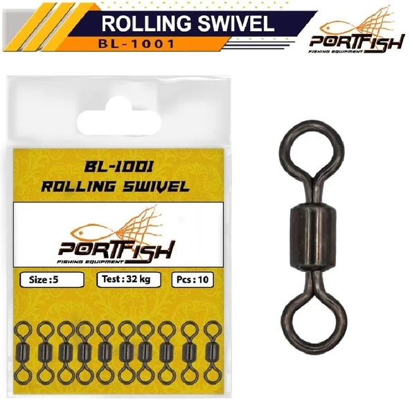 Portfish Bl1001 Paslanmaz Fırdöndü No:8/0 - 2