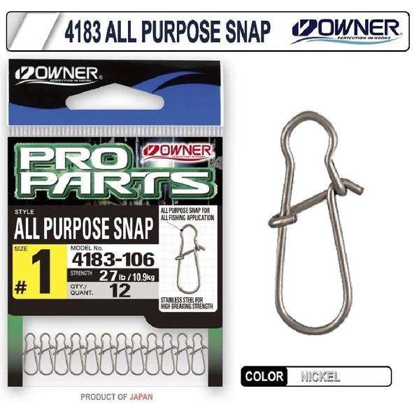 Owner 4183 Kaşık Maket Balık Klipsi No:3 - Resim 3