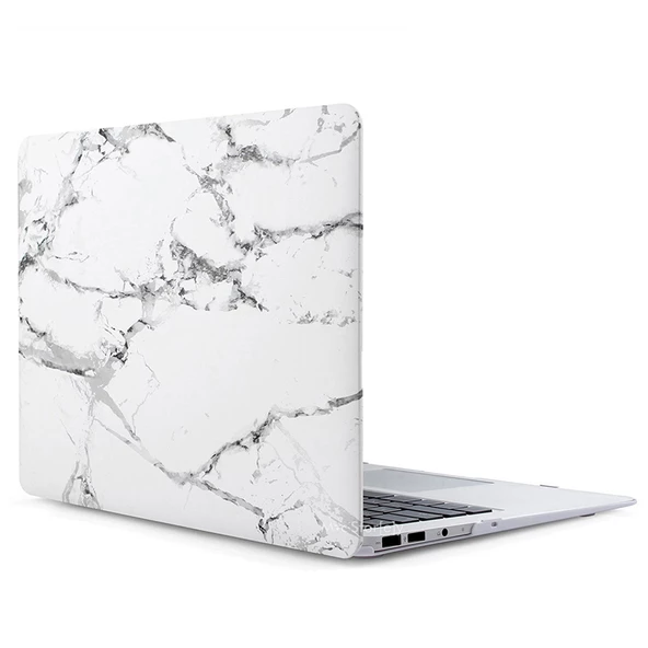 MacBook Pro Retina 13 inç Kılıf A1502 A1425 Mermer Desen Mat Sert Kapak UV Baskı - 9