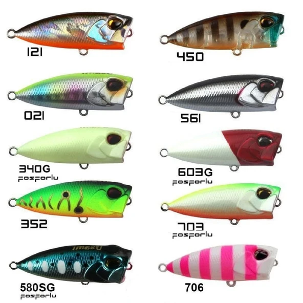 Usami Snoopy 40F Popper 3.1 GR LRF MAKET BALIK RENK:021 - Resim 2