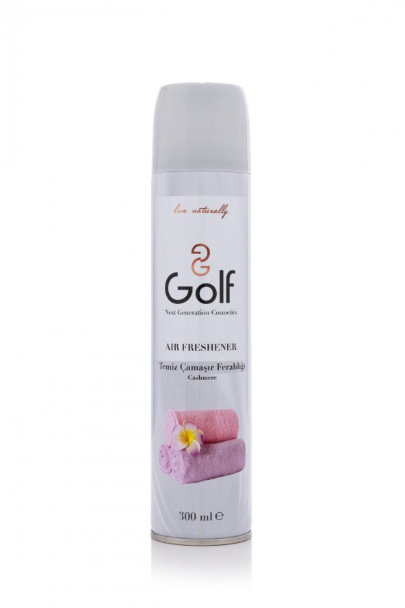 Golf Cosmetics Oda Kokusu Su Bazlı Sprey 300 ML - Temiz Çamaşır