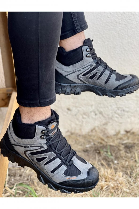 Muggo Ramos Garantili Kauçuk Sağlam Esnek Outdoor Treking Kışlık Su ve Soğuk Geçirmez Unisex Bot - 4