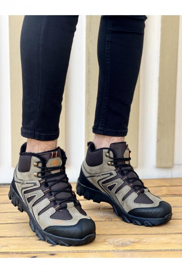 Muggo Ramos Garantili Kauçuk Sağlam Esnek Outdoor Treking Kışlık Su ve Soğuk Geçirmez Unisex Bot - 5